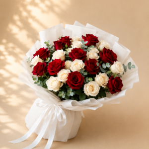 Red & Ivory Elegance