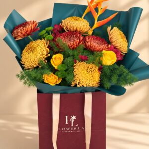 Golden Autumn Elegance Bouquet